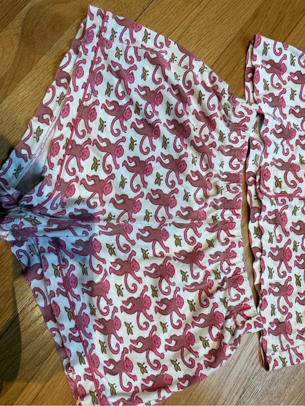 Roller Rabbit Oink Monkey Pajama Set - Picture 4 of 4